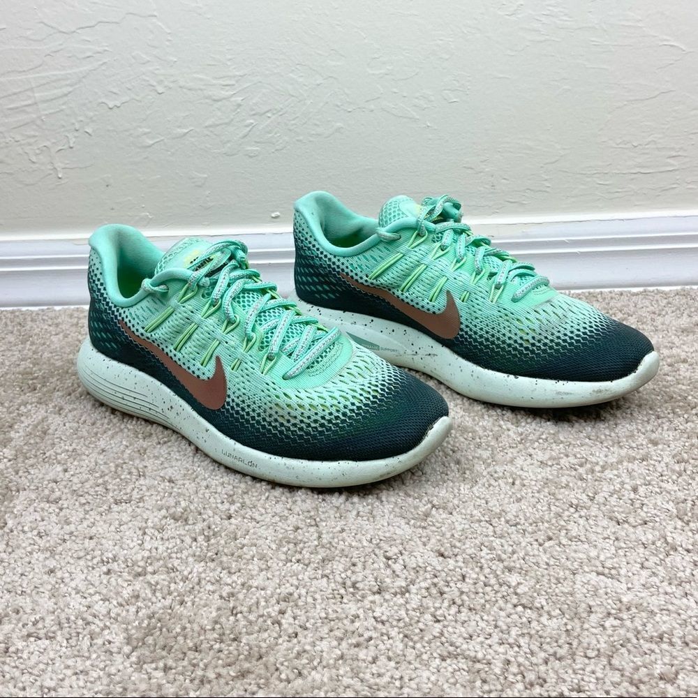 Nike Lunarglide 8 H2O Repel Running Shoes - Green Glow